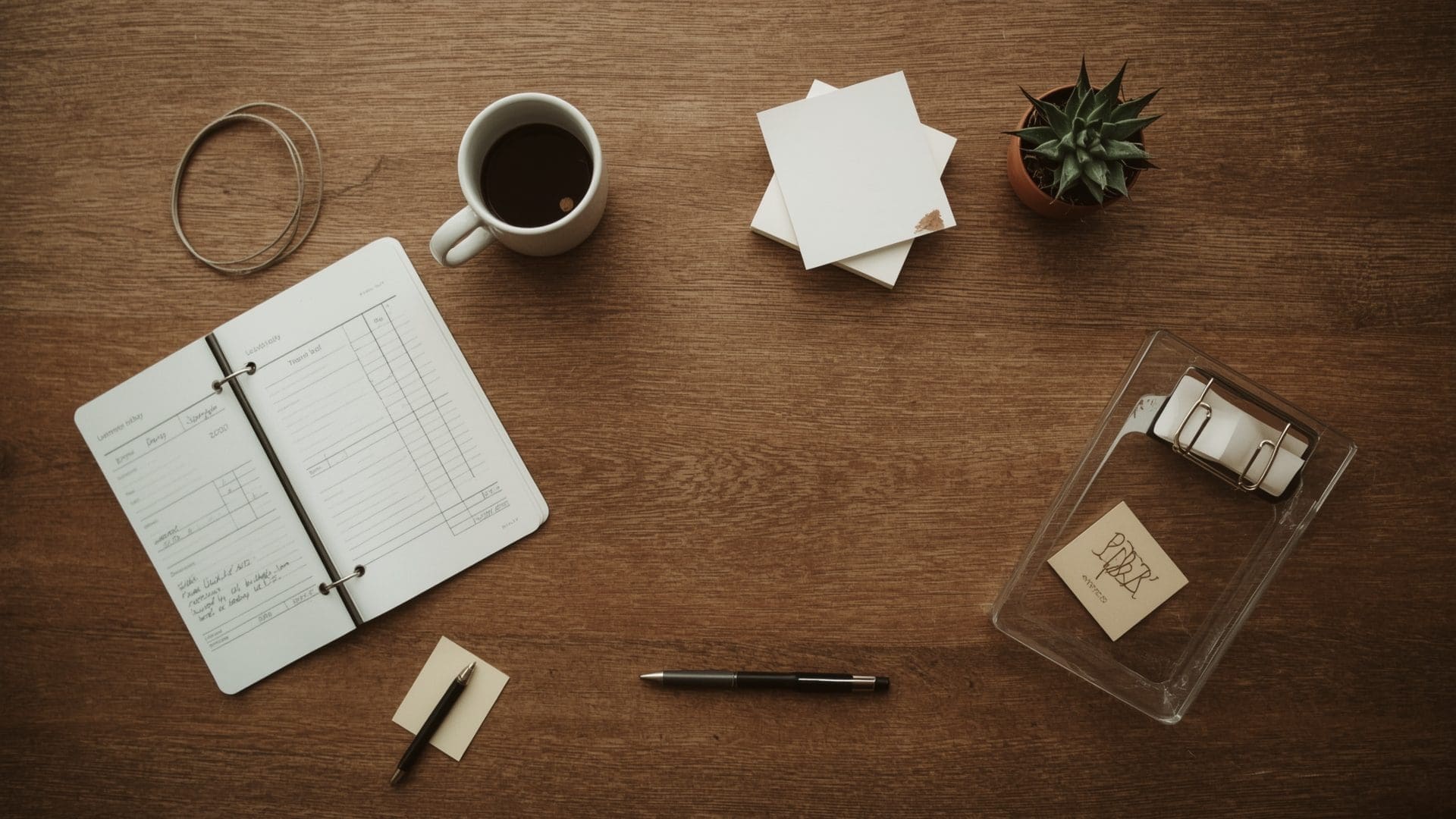 Small business desk with receipts and invoices showing overlooked tax deductions