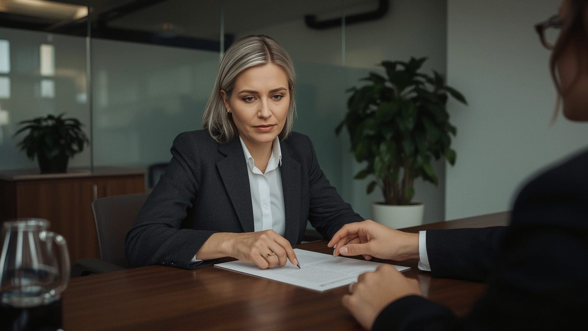 Business owner and advisor reviewing S-corp salary and distribution tax strategy documents